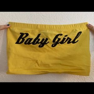 Baby girl tube top
